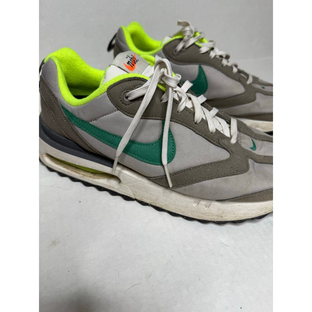 Nike Air Max Sneakers | Grey Green Neon | Cushioned | Mens - Picture 3 of 9